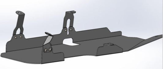 Under Gas Tank Skid Plate For 2007-2018 Jeep Wrangler JK 4WD 2-Dr Model