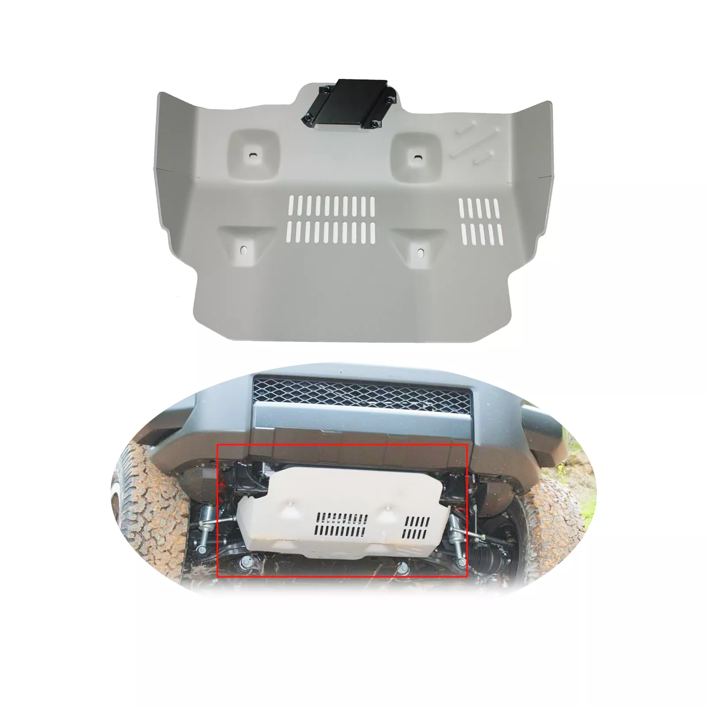 Front Skid Plate Fits 2014-2021 Toyota 4Runner 2009-2014 FJ Cruiser 4.0L