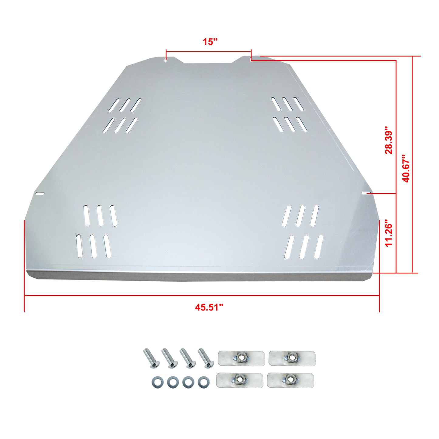 Catalytic Converter Full Size Anti Theft Shield For 2007-2021 Toyota Tundra