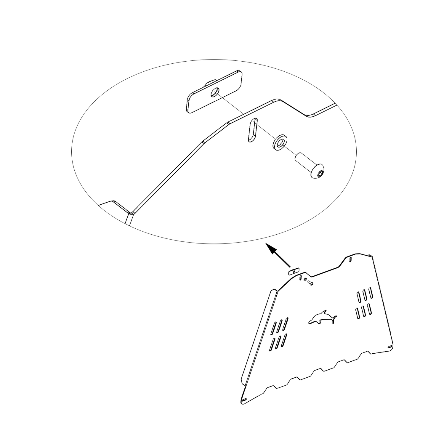 Catalytic Converter Cat Cover Anti Theft Shield Fits 2007-2021 Toyota Tundra